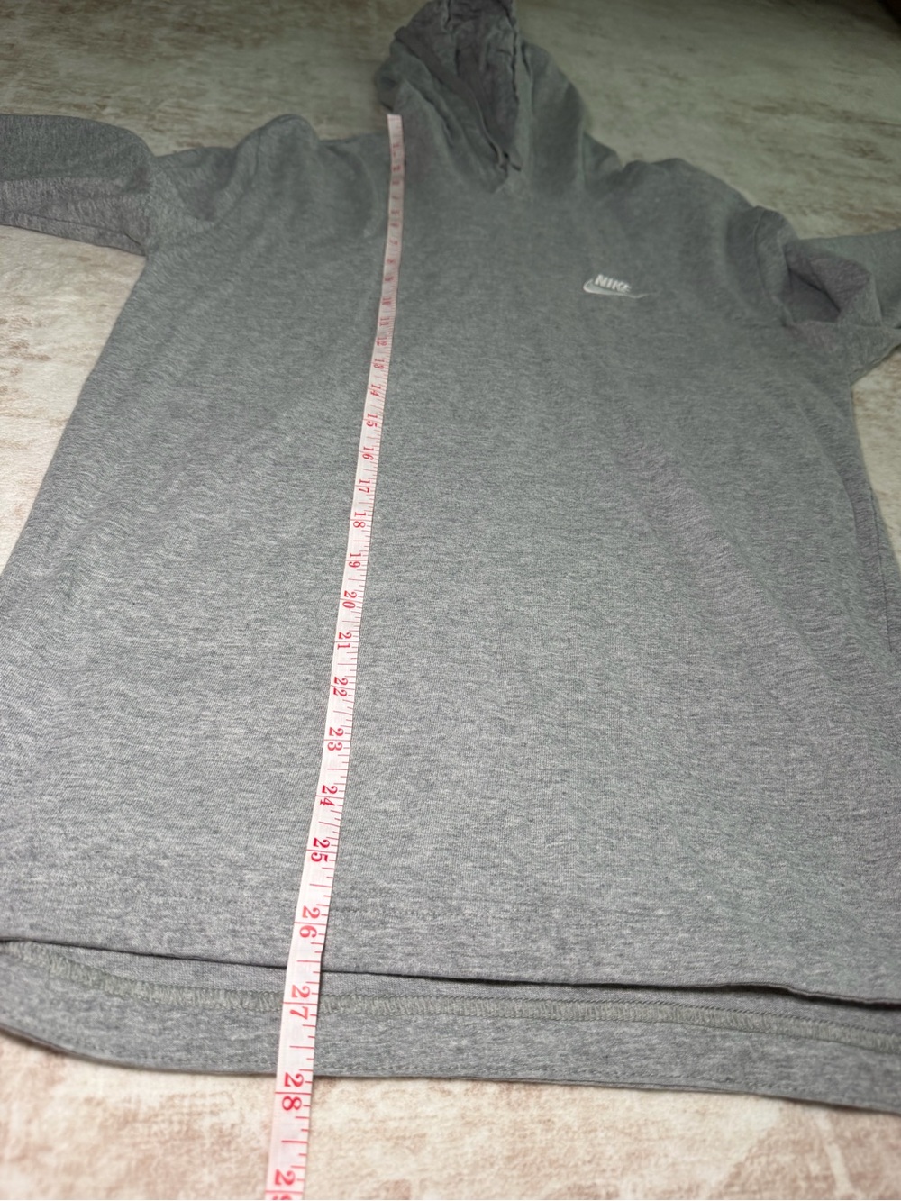 Nike Gray Lightweight Pullover Hoodie Men’s Medium - Picture 7 of 10
